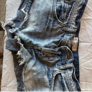 Free people jean shorts